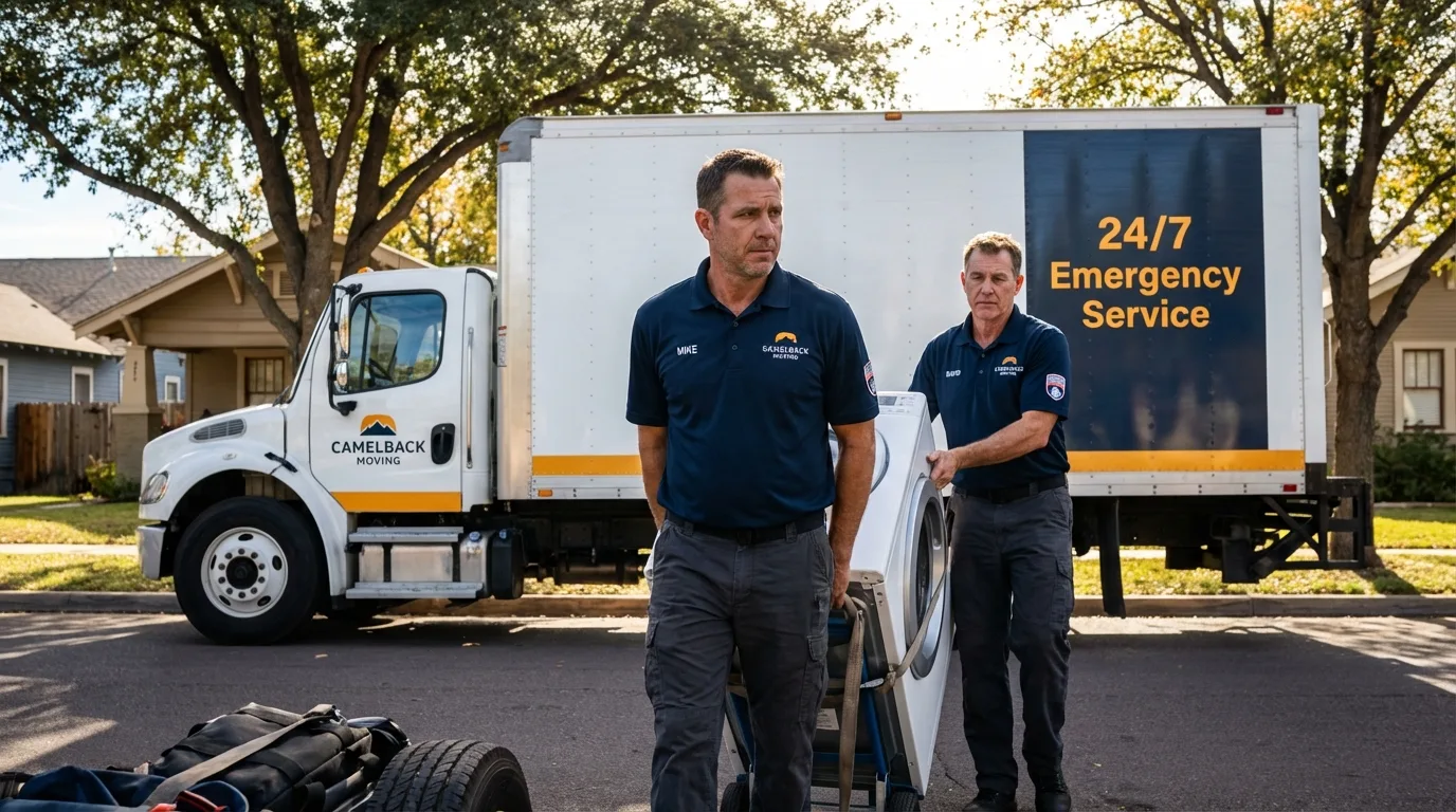 CamelBack Moving crew loading furniture in Fountain Inn, SC
