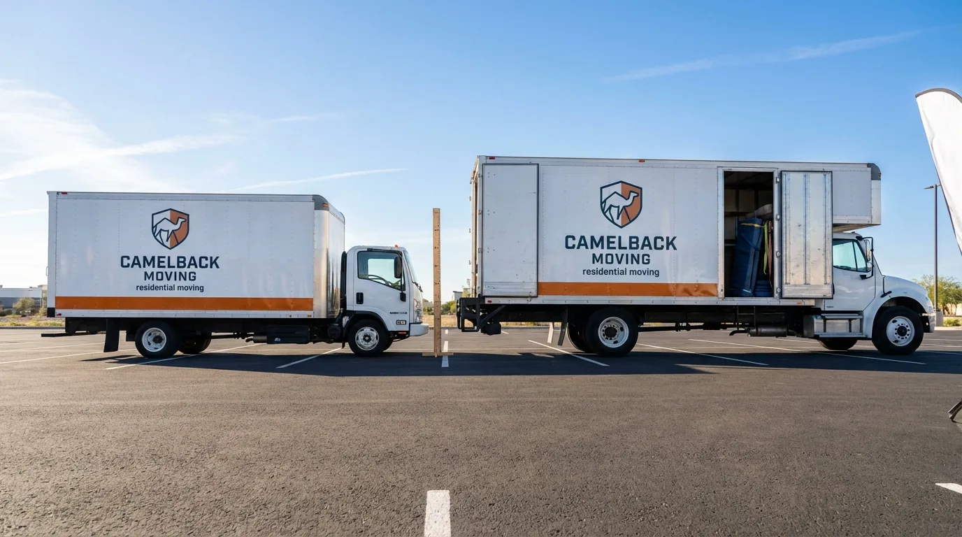 Moving truck size capacity guide in Fountain Inn